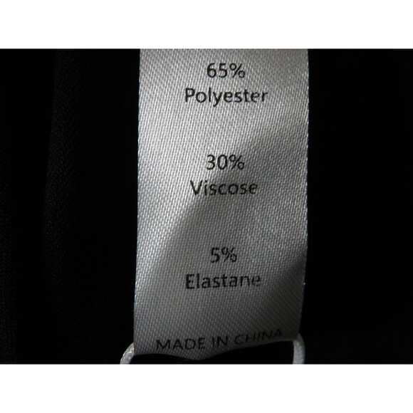 Halara Black Lightweight Asymmetric High Waist Pleated Wide Leg Pants Size Large - Picture 3 of 7